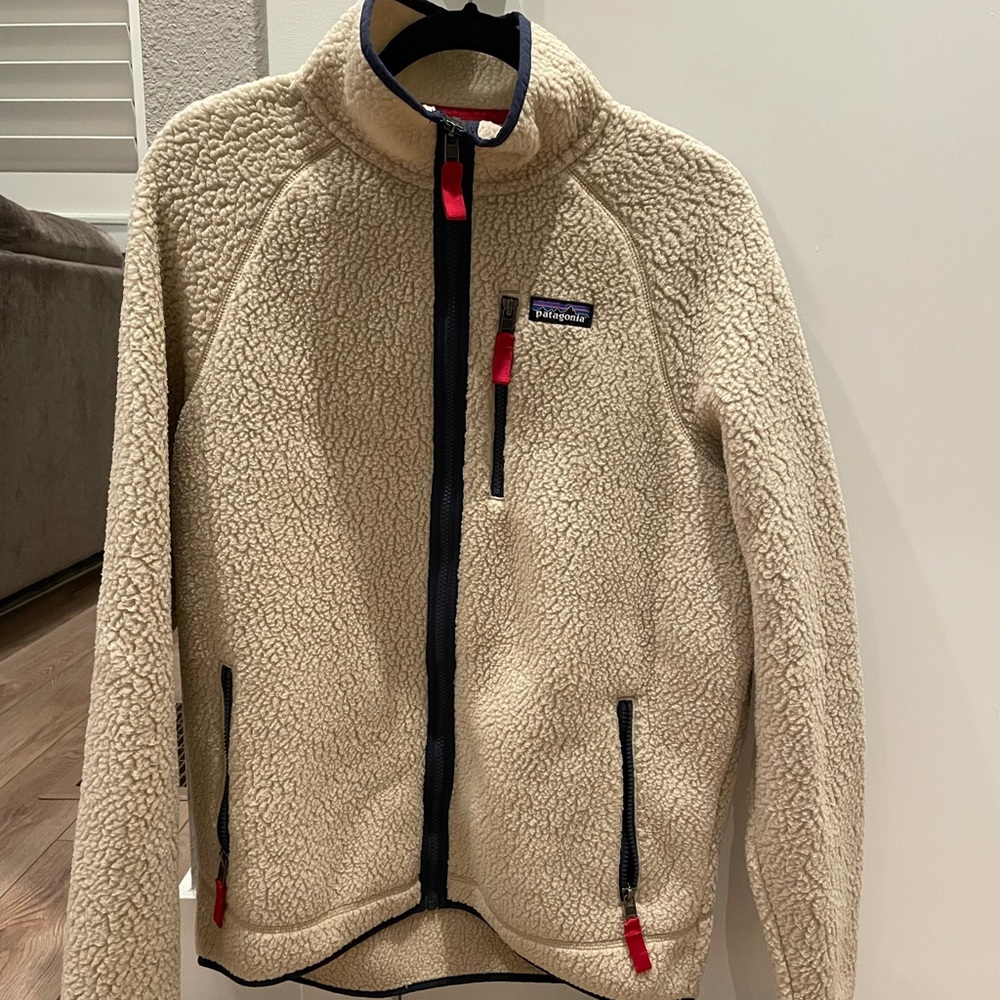 Patagonia Fleece Sherpa-like full zip jacket